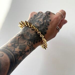 Noir NYC tobi tree spike bracelet